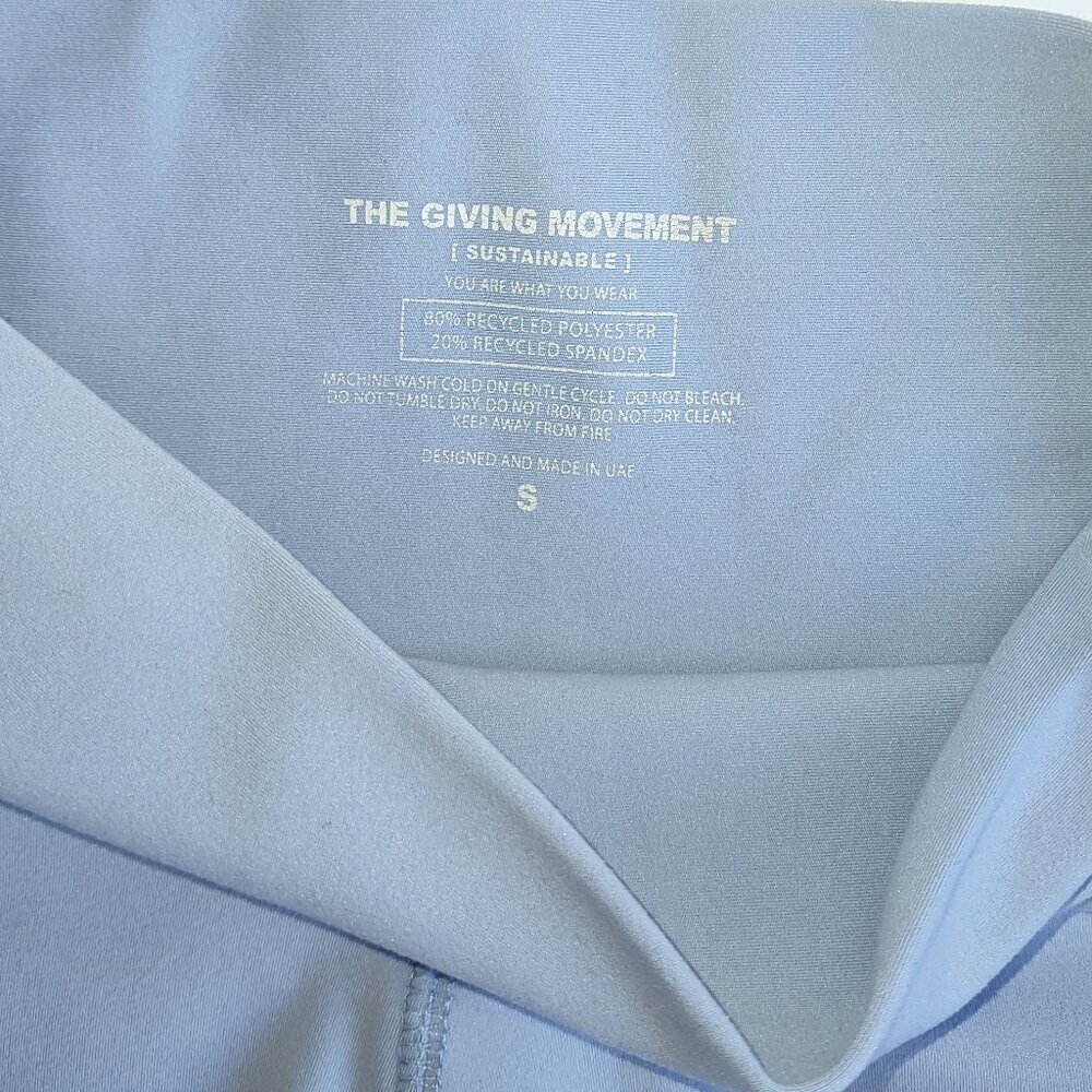 The Giving Movement High-Rise Legging Powder Blue Activewear Workout Size S - Picture 9 of 9